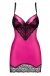 Obsessive - Roseberry Chemise & Thong - Pink - S/M photo-5