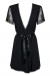 Obsessive - Miamor Robe & Thong - Black - L/XL photo-7