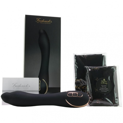 FOH - Rechargeable Come Hither G-Spot Vibrator - Black photo