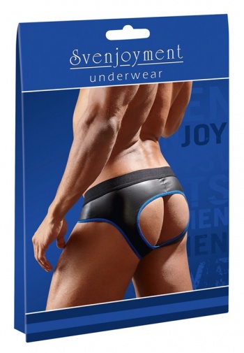 Svenjoyment - Men's Jock - Black/Blue - S photo