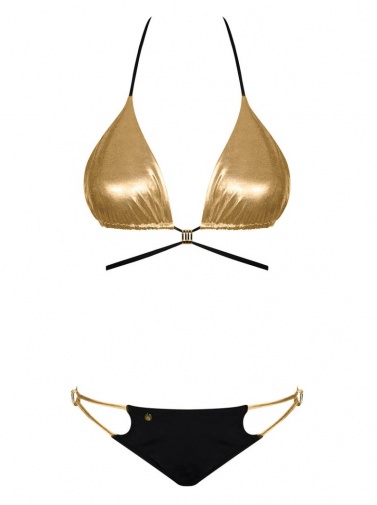 Obsessive - Goldivia Bikini - Black/Yellow - M photo