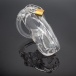 FAAK - Long Whale Chastity Cage - Clear photo-6