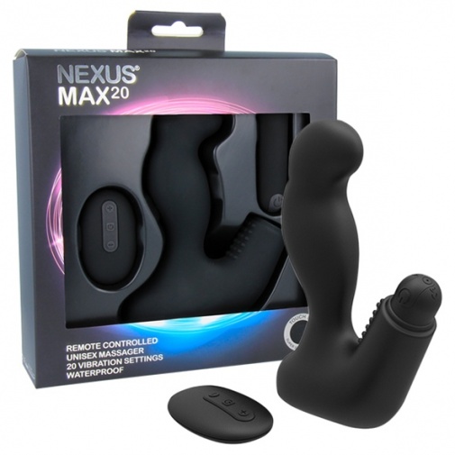 Nexus - Max 20 Unisex Massager - Black photo