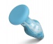 Gildo - Ocean Curl Glass Butt Plug - Blue photo-4