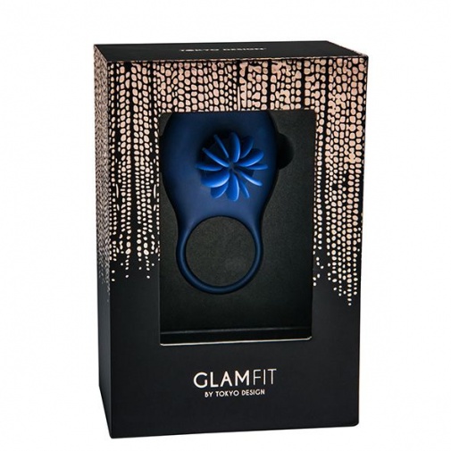 Tokyo Design - Glamfit Rotating Pleasure Ring - Blue photo