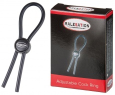 Malesation - Adjustable Cock Ring - Black photo
