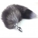 MT - Anal Plug M-size with Black fur tail photo-2