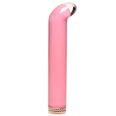 Prisms Erotic Glass - 10X Mini G-Spot Vibrator - Pink photo