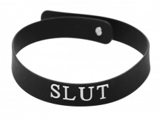 Master Series - Silicone Collar Slut - Black photo
