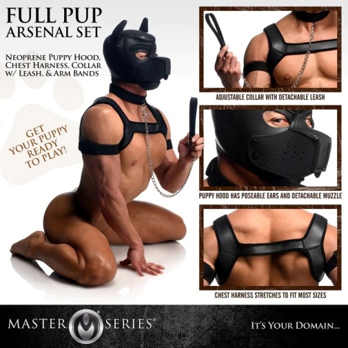 Master Series - Full Pup Arsenal Set - Black photo