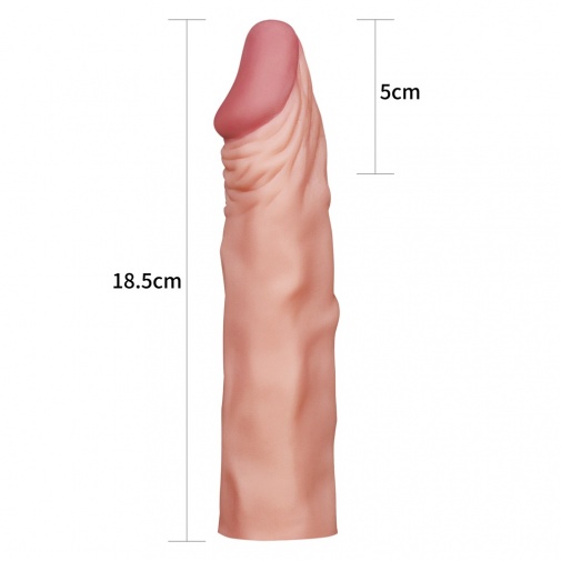 Lovetoy - X-Tender Penis Sleeve 7.5" - Flesh photo
