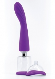 NS Novelties - Inya 乳房泵及G點震動棒 二合一 - 紫色 照片
