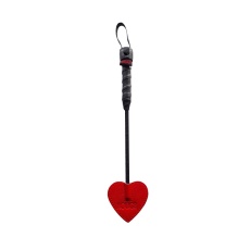 Rouge - Leather Mini Heart Paddle  - Red photo