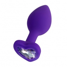 ToDo - Diamond Heart Anal Plug S - Purple photo