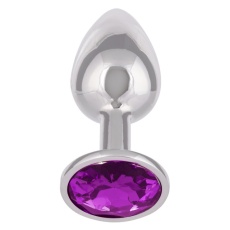 CEN - 紫水晶寶石肛門塞 小碼 - 紫色 照片