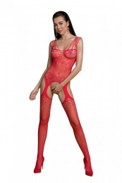 Passion - Eco Bodystocking BS004 - Red photo
