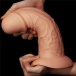 Lovetoy - 9.5" Realistic Curved Dildo - Flesh photo-6