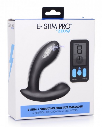 Zeus Electrosex - E-Stim Pro Prostate Vibe - Black photo