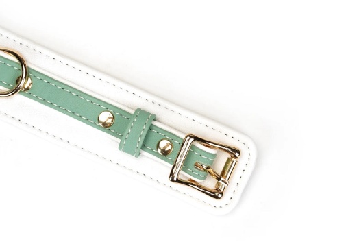 Liebe Seele - Fairy Goat Leather Collar - Green photo