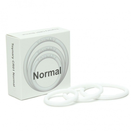 Toynary - CR01 Normal Cock Rings - White photo