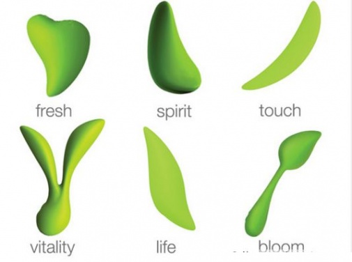 Leaf - 雙震動按摩棒 - 綠 照片