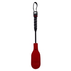 Rouge - Leather Mini Oval Paddle - Red photo
