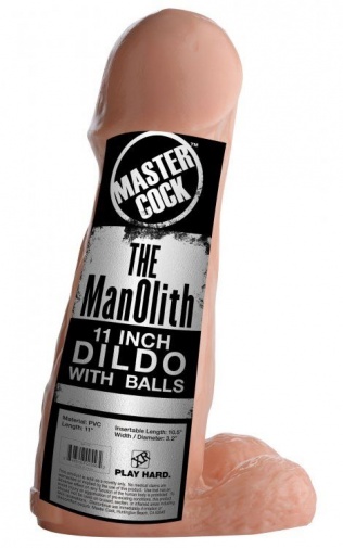 Master Cock - The ManOlith Dildo - Flesh photo