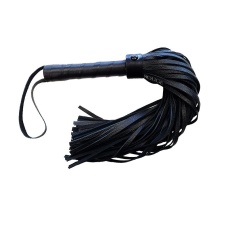 Rouge - Leather Flogger - Total Black photo