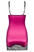 Obsessive - Roseberry Chemise & Thong - Pink - S/M photo-6