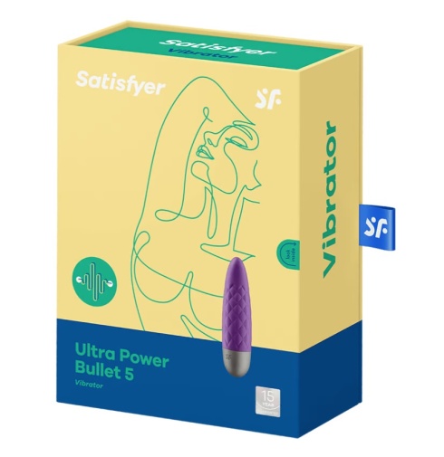 Satisfyer - 超強力子彈型震蛋 5 - 紫色 照片
