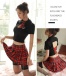 SB - School Girl Costume - Black/Red photo-3