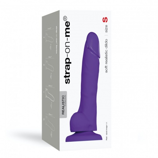 Strap-On-Me - Soft Realistic Dildo S - Purple photo