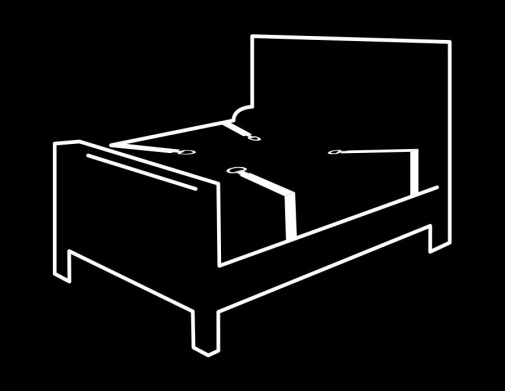 Fetish Submissive - Luxury Bed Binding Set - Black photo