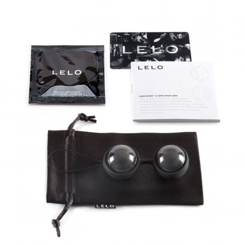 Lelo - Luna Beads Noir - Black photo
