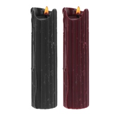 Taboom - BDSM Drip Candles 2pcs - Black/Red photo
