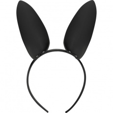Coquette - Headband w Bunny Ears - Black photo