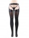 Ohyeah - Faux Leather Stockings - Black - M photo-5