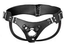 Strap U - Bodice Corset Style Strap On Harness - Black photo