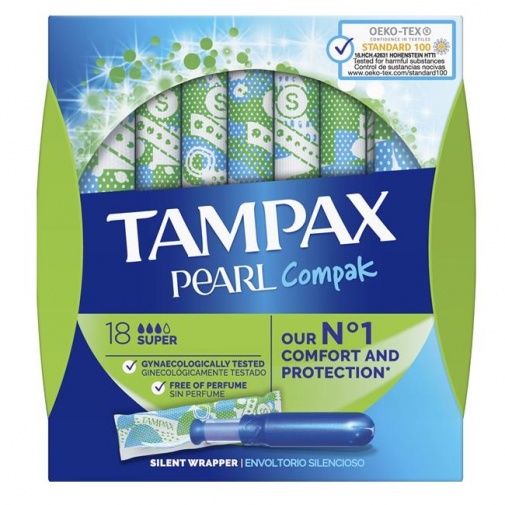 Tampax - Pearl Compak Super 18's Pack photo
