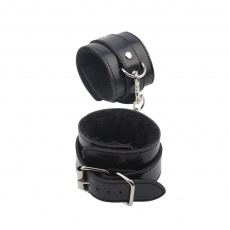 Chisa - Obey Me Leather Hand Cuffs - Black photo