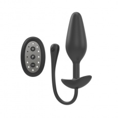 SSI - Butt Plug M-size Vibe Remote Control - Black photo