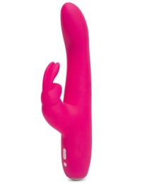 Happy Rabbit - Slimline Curve Rabbit Vibrator - Pink photo