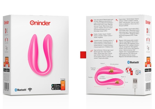 Oninder - Lisboa App Controlled Double Vibe - Pink photo