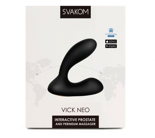SVAKOM - Vick Neo Prostate Vibrator - Black photo