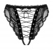 Obsessive - Sedila Crotchless Panties - Black - S/M photo-7