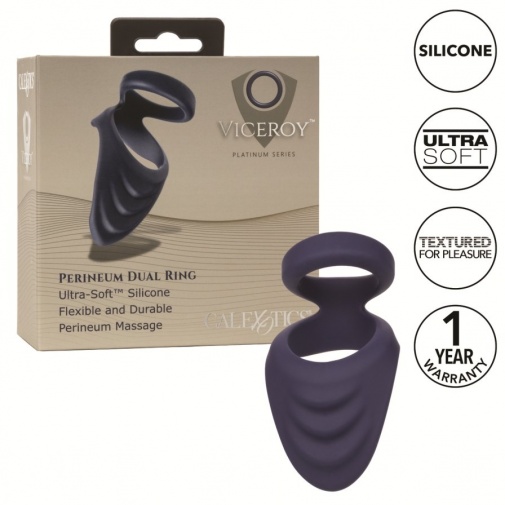 CEN - Viceroy Perineum Dual Ring - Blue photo