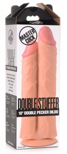 Master Cock - Double Stuffer 10" Dildo - Flesh photo