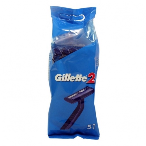 Gillette - 2 Disposable Razors 5's Pack photo