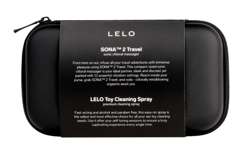 Lelo - Kit A - Sona 2 Travel Purple & Cleaning Spray 60ml photo