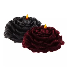 Taboom - Rose Drip Candles 2pcs - Black/Red photo
